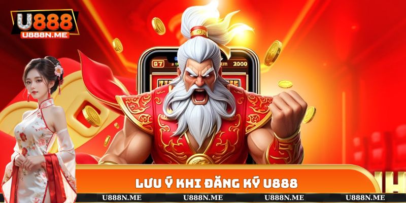 Lưu ý khi đăng ký tài khoản nhà cái U888 hôm nay